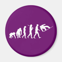 Snowboarding Winter Sport boarders gear Fridge Magnets