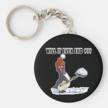 Snowbound Penguin Keychain