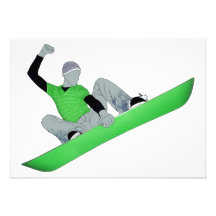 snowcore : snowboard personalized invite
