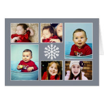 SNOWFLAKE COLLAGE | HOLIDAY GREETING CARD
