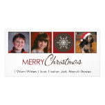 Snowflake Custom Photo Card