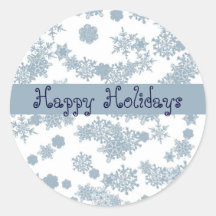 Snowflake Holiday Stickers