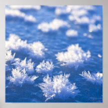 Snowflake Ice Poster