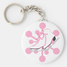 Snowflake Ice Skates Keychains