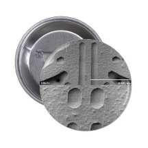 Snowflake Magnification Series Pin