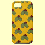 Snowflake or Holly Christmas Smartphone Cases casemate cases