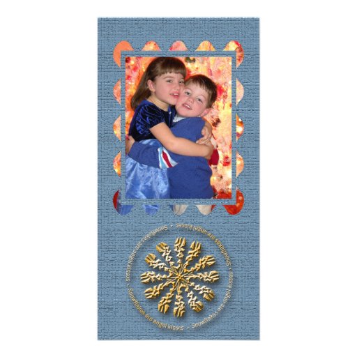 Snowflakes are Angel Kisses Personalized Photo Card