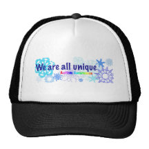 snowflakes_autism trucker hat