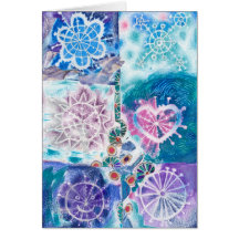 Snowflakes Blank Card