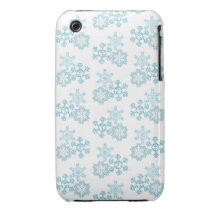 Snowflakes Case-Mate iPhone 3 Case