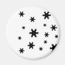 snowflakes icon magnets