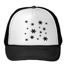 snowflakes icon trucker hats