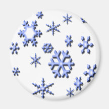 SNOWFLAKES MAGNETS