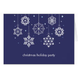 Snowflakes Mobile Holiday Greeting Card