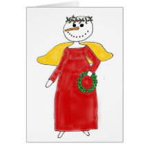Snowgirl Angel Cards