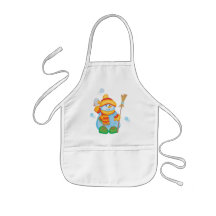 Snowkid Christmas Apron for Kids