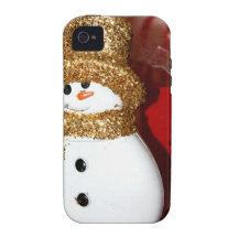 Snowman and Peppermints iPhone 4/4S Case