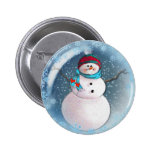 SNOWMAN BUBBLE by 3 SNOWFLAKES SHARON SHARPE Pin
