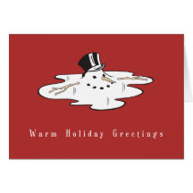 Snowman Business Christmas Cards