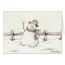 snowman card