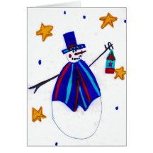 snowman greeting cards