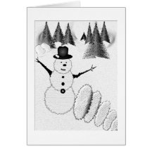 snowman greeting cards