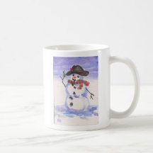 Snowman Playing Dress Up Mugs