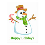 Snowman Post Card