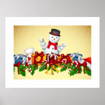 Snowman Print