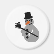 Snowman Refrigerator Magnet