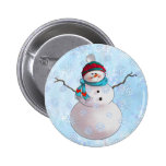 SNOWMAN, SCARF & STOCKING CAP by SHARON SHARPE Buttons
