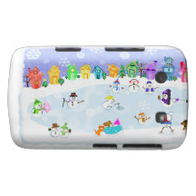 Snowman Snow Day BlackBerry Barely There Case Blackberry Cases