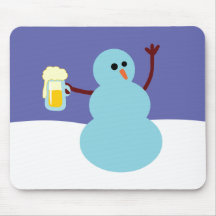 Snowmen Gone Wild! Mousepad