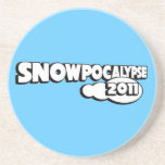 snowpocalypse 2011 drink coaster