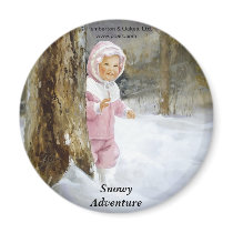 Snowy Adventure magnets