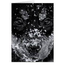 snowy day greeting card