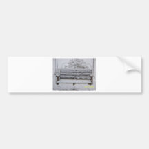 snowy day swing bumper sticker