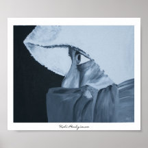 Snowy Night, Kali Pendzimas Poster