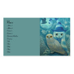 Snowy Owl Witch Business Card Template