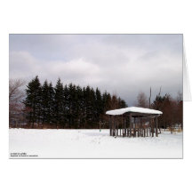 Snowy Rest Greeting Card