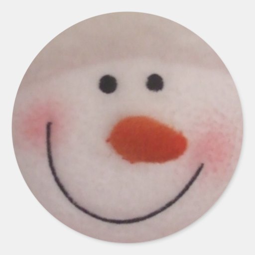 Snowy Snowman Stickers