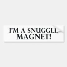 Snuggle Magnet Bumper Sticker