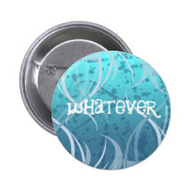 So Blue Whatever Punk Button
