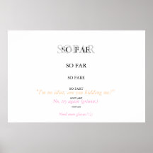 So far - so good print