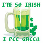so irish i pee green cut out