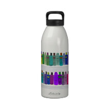 Soap Bottle Rainbow - for bathrooms, salons etc Reusable Water Bottles