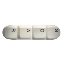 SOAR - Keyboard Letters Skateboard
