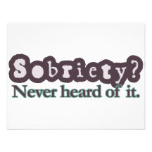Sobriety? Never heard of it. Personalised Invite