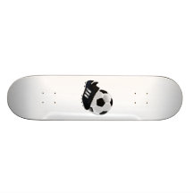 Soccer Ball and Cleats Skate Board Deck
