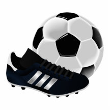 Soccer Ball and Shoe Photo Sculpture